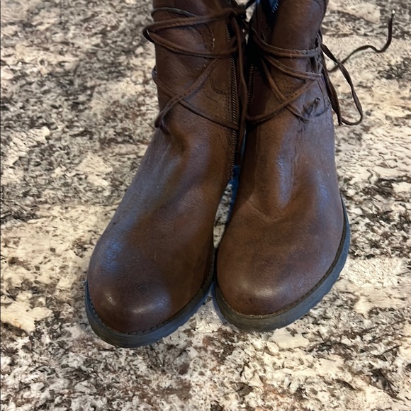 Very Volatile Plaid Lace-Up Women's Boots 8.5 - Picture 8 of 8